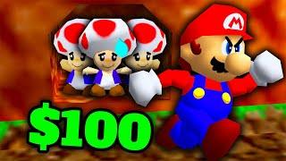 INTENSE $100 HIDE & SEEK tag with SPEEDRUNNERS! - Mario 64