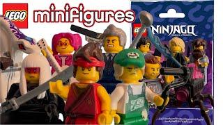 Custom Lego Ninjago CRYSTALIZED Minifigure Series Review!