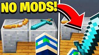 How to PLACE and PICK UP ANY ITEM in Minecraft Tutorial! (NO MODS!)