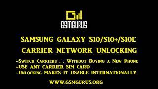 IMEI Repair Blacklist Samsung Galaxy S10 Plus S10E ALL CARRIER MODELS