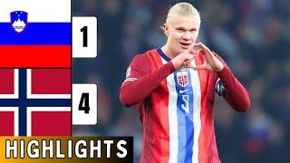 Slovenia vs Norway 1-4 EXTENDED HIGHLIGHTS | Haaland Goal | UEFA Nations League 2024/25