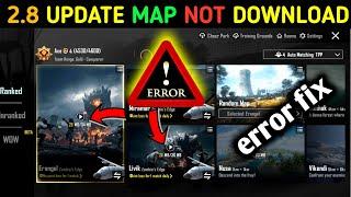 How to Fix Maps Download Error in Bgmi 2.8 Update | pubg mobile Map not download Problem Solve