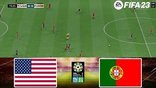 FIFA 23 - USA vs Portugal 14/7/2024 - FIFA Women's World Cup 2023 - Gameplay PS | Full Match