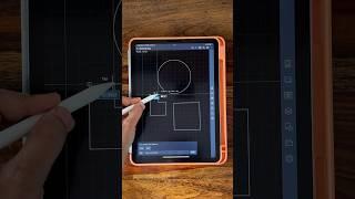 Learn AutoCAD On iPad - Day1 #shorts #autocad #cad #ipad #ipadpro #designgorhythm #2d #drawing