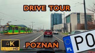 ⁴ᴷ⁶⁰  Poznan/Poland | Drive tour aroud Poznan (November 2024) [4K]