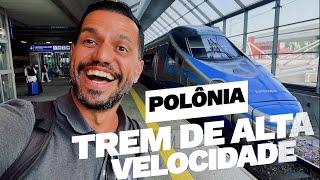 Como ir de Varsóvia a Cracóvia de Pendolino o trem de Alta Velocidade da Polônia