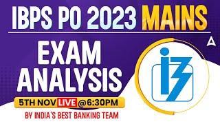 IBPS PO Mains Analysis 2023 | IBPS PO Mains GA, Reasoning, English, Quant Asked Questions Review