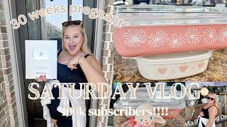 DRUE WENT TO THE HOSPITAL **UPDATE** | VINTAGE PYREX SHOPPING | UNBOX OUR 100K PLAY BUTTON