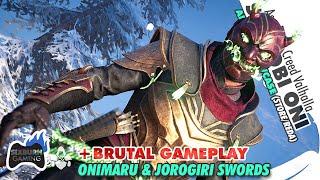 SHINOBI Pack ONI Crit Armor Showcase Brutal Gameplay Onimaru Jorogiri Assassins Creed Valhalla