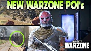 *ALL* 4 NEW COD WARZONE MAP LOCATIONS! SATELLITE CRASH POI, RED DOOR TRAVEL LOCATIONS GAMEPLAY!