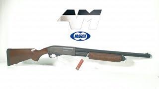 TOKYO MARUI M870 / Wood Stock Type / Pump Action / Gas Powered / Airsoft Unboxing Review