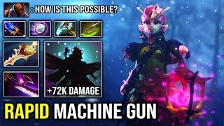 WTF RAPID MACHINE GUN Dark Willow Even Late Game AM is Nothing For Her with Silver Edge DotA 2