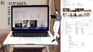 NOTION TOUR: How I Use Notion To Plan My Life, Work + Projects | Entire Workspace Template