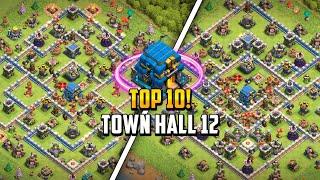 Top 10! Town hall 12 (Th12) Farming/Hybrid/War/Trophy Base Layout + Copy Link 2024 | Clash of Clans