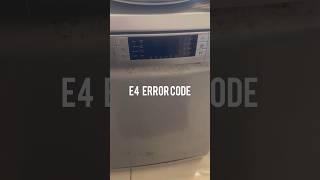 How to fix E4 Error Code in Dishwasher #diy #dishwashers #sankitchen