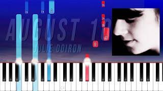 Julie Doiron - August 10 (Piano Tutorial)