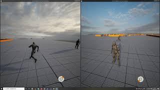 Unreal Engine 4 Virtual Root Motion V1 （Neural Networks, AAA Animation, Dedicated Server）