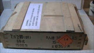 Uncrating Cabela's Chinese 7.62x39mm Ammo