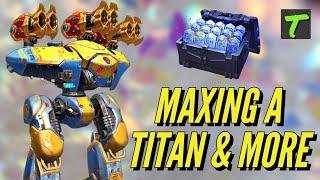 [WR] War Robots - Maxing Sharanga Titan , Weapon & Module.  How much Platinum? New Event Update