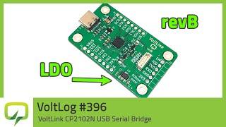 VoltLink™ revB CP2102N USB Serial Bridge & ESP32 Programmer | Voltlog #396