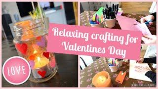 ️SUPER RELAXING VALENTINES DAY CRAFTING - ASMR ️ (Soft Spoken )