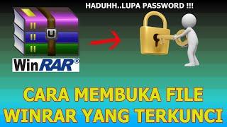 cara membuka rar terkunci oleh password tanpa software