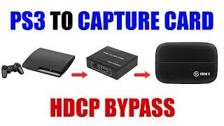 How to Connect PS3 to Game Capture Card [ Bypass HDCP with HDMI Splitter Tutorial ]