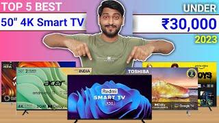 Top 5 Best 50 Inch 4K Smart TV Under 30000September 2023 || Best 4K Smart TV Under 30K In 2023