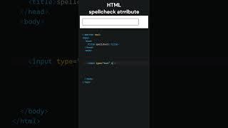 HTML spellcheck Attribute - How To Enable Or Disable