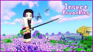 Kocho Shinobu's Insect Breathing in Minecraft | Demon Slayer Mod Review