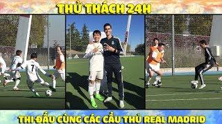 CrisDevilGamer THỬ THÁCH 24H THI ĐẤU CÙNG CÁC CẦU THỦ REAL MADRID