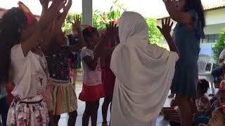 Apresentação na loja escola 