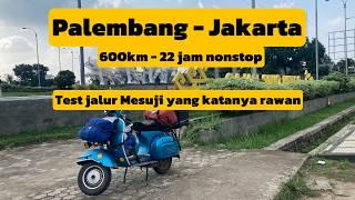 Palembang - Jakarta via lintas timur Sumatera Mesuji Lampung | Solo Touring Vespa Keliling Sumatera