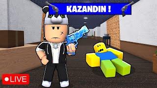 CANLI: Murder Mystery 2 OYNUYORUZ! KATİL KİM? - ROBLOX