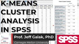 K-Means Cluster Analysis in SPSS (SPSS Tutorial Video #30)