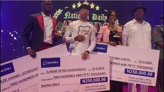 NYSC CORPS MEMBERS RECEIVED SPECIAL RECOGNITION AWARDS & MONEY AT NATIONAL DAILY AWARDS