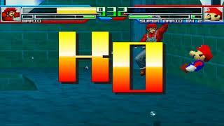 NICK54222 MUGEN: KOF Mario (me) VS Super Mario 64 (Siguel)