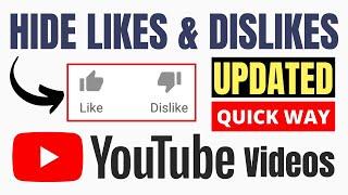 How to Hide Likes & Dislikes on YouTube Videos | UPDATED 2021 | Disable YouTube Video Ratings