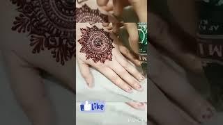 || fingers hina ||sidra mehndi art || goll tikki || beauty creations #youtubeshorts