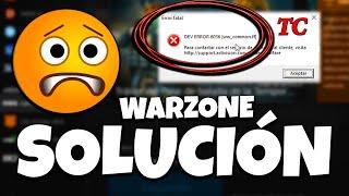 La SOLUCIÓN al DEV ERROR 6036 de WARZONE  FATAL ERROR ww_common.ff DISC Call Of Duty