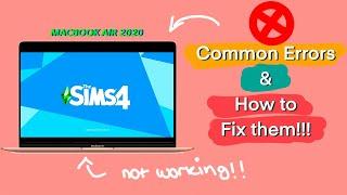 The Sims 4 not working on Macbook Air  2020 |  common issues [ FIX ]