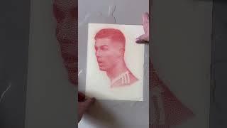 ️ Ronaldo Drawing Destruction! #ronaldodrawing #drawingvideos #drawingvideo #destroyingart #ronaldo