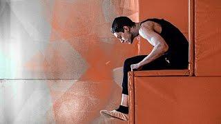 Alexey Krasavchenko ~ trampoline jump using "The Wall".