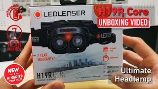 H19R Core  3500 lumens 300 meter Max 20 hour run time  Rechargeable Headlamp  - Ledlenser Malaysia