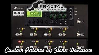 Fractal AX8 Marshall JVM410H-JS Patch demo - by Glenn DeLaune