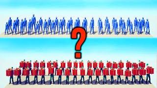 PRESENT ELF TEAM vs RANDOM TEAM #62 | TABS - Totally Accurate Battle Simulator