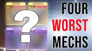 Mech Arena: 4 Worst Mechs! Be careful!