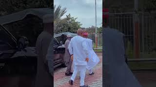 HE Sen. Rabiu Musa Kwankwaso shortly after Juma’atu Prayer at Gwarinpa, Abuja.