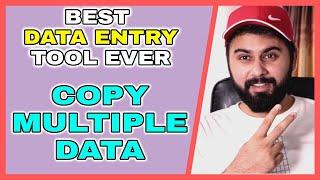 Best Data Entry Copy Paste Tool Ever, Complete your Data Entry and Copy Paste Work very Fast in 2020