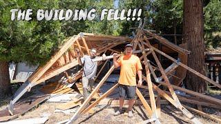 We tore a building down with my Truck...